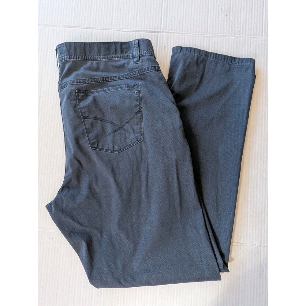 Brax Feel Good Style Cooper Ultralight Straight Leg Pants Mens 38x31 Blue